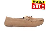 Hush Puppies Mocassins Clyde – Daim, mousse à mémoire, cosy hiver – Tan