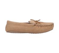 Hush Puppies Mocassins Clyde – Daim, mousse à mémoire, cosy hiver – Tan