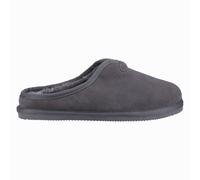 Hush Puppies – Chaussons Conrad Hommes – Mousse mémoire, confort, daim, hiver – Gris