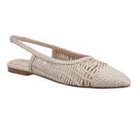 Hush Puppies Dalia Chaussures plates en cuir tissé pour femme Crème, blanc, 41-42 EU
