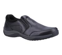 Hush Puppies Donald Chaussures Mocassins Noires pour Hommes en Cuir - EUR 44