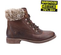 Hush Puppies Effie Mémoire Mousse Femmes Décontracté Mode Marche Bottes Marron