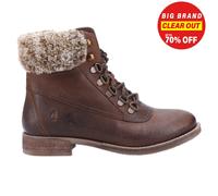 Hush Puppies Effie Mémoire Mousse Femmes Décontracté Mode Marche Bottes Marron