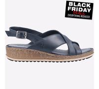 Hush Puppies Elena Sandales À Talons En Cuir Pour Femmes Marine