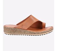 Hush Puppies Elissa Sandales Femmes Cuir Tan Été Décontractées Sans Lacets
