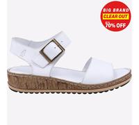 Hush Puppies Ellie Sandales De Mode Décontractées En Cuir Pour Femmes Blanches
