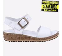 Hush Puppies Ellie Sandales De Mode Décontractées En Cuir Pour Femmes Blanches