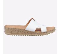 Hush Puppies Eloise Sandales En Cuir Pour Femmes Mode Quotidienne Blanches