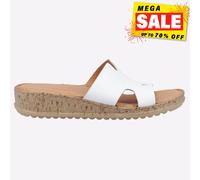 Hush Puppies Eloise Sandales En Cuir Pour Femmes Mode Quotidienne Blanches