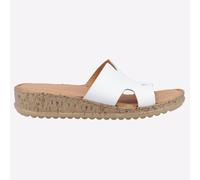 Hush Puppies Eloise Sandales En Cuir Pour Femmes Mode Quotidienne Blanches