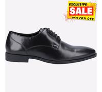 Hush Puppies Ezra Hommes Cuir Habillé Smart Chaussures Noir