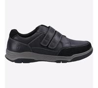 Hush Puppies Fabian Mémoire Mousse Hommes Cuir Mode Smart Chaussures Noir
