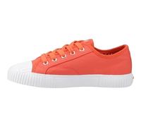 Hush Puppies Femme Canvas Trainer Freya Baskets en Toile, Orange, 40 EU