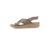 Hush Puppies Femme Elena Cross Over Sandales compensées, Gris, 38 EU
