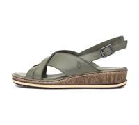 Hush Puppies Femme Elena Sandale cale, Vert Olive, 38 EU