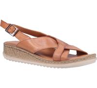 Hush Puppies Femme Elena Sandale en cuir à coins FS7058 (39 UE) (Marron clair)