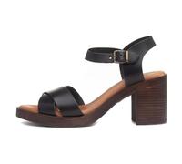 Hush Puppies Femme Georgia Sandales à Talons, Noir, 37 EU