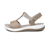 Hush Puppies Femme Sylvie Sandal, Taupe, 39 EU