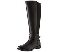 Hush Puppies Femme Vanessa Botte mi-Mollet, Noir, 39 EU