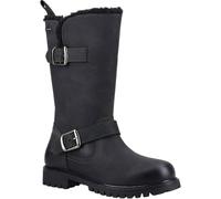 Hush Puppies Femme Winnie Botte mi-Mollet, Noir, 38 EU