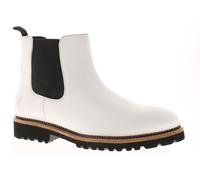 Hush Puppies Femmes Bottes Chelsea Gwyneth Cuir Mémoire Mousse À sur Blanc UK S