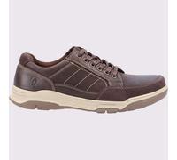Hush Puppies Finley Lacet Chaussures Homme Café Marron