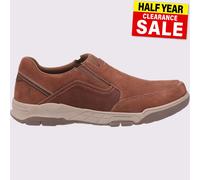 Hush Puppies Fletcher Hommes Décontracté Mémoire Mousse Slip Chaussures Fauve