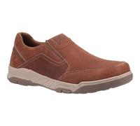 Hush Puppies Fletcher Slip Ons Chaussures Pour Hommes En Tan