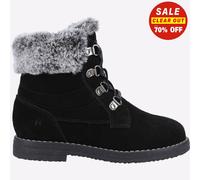 Hush Puppies Florence Junior Imperméable Décontracté Mode Doublé Bottes Noir