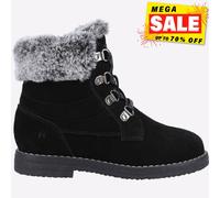 Hush Puppies Florence Junior Imperméable Décontracté Mode Doublé Bottes Noir