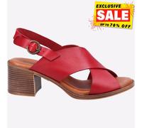 Hush Puppies Gabrielle Femmes Été Vacances Plage Fête Façonnez le Santal Rouge