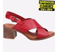 Hush Puppies Gabrielle Femmes Été Vacances Plage Fête Façonnez le Santal Rouge