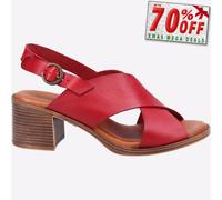 Hush Puppies Gabrielle Femmes Été Vacances Plage Fête Façonnez le Santal Rouge