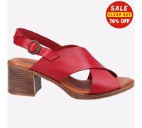 Hush Puppies Gabrielle Femmes Été Vacances Plage Fête Façonnez le Santal Rouge