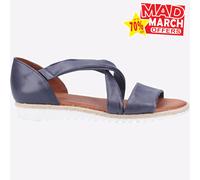 Hush Puppies Gemma Sandales De Mode En Cuir Pour Femmes D'Été Marine