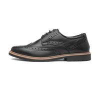 Hush Puppies Girl's Verity Brogue School Uniform Shoe, Noir, 25 EU