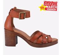 Hush Puppies Giselle Sandale Femme Stylée Mode Tan