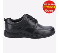 Hush Puppies Harvey Chaussures Garçon Smart École Chaussure Mémoire Mousse Noir