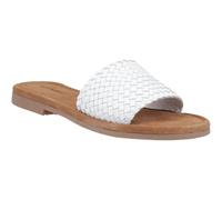 Hush Puppies Hetty Slide Sandales en cuir pour femme Blanc, blanc, 37 EU