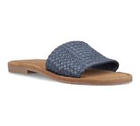 Hush Puppies Hetty Slide Sandales larges en cuir pour femme Bleu marine, bleu marine, 3 UK