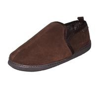 Hush Puppies Homme Pantoufles Enfilables Arnold En Suède Navy Marron