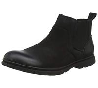 Hush Puppies Homme Tyrone Bottine Chelsea, Noir, 46.5 EU