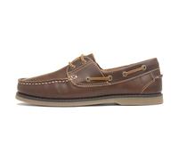 Hush Puppies Homme Wilson Chaussures Bateau, Marron, 42 EU