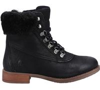 Hush Puppies Hush Puppies Black Effie Ankle Lace Up Boots
