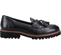 Hush Puppies Hush Puppies Black Ginny Leather Wide Fit Loafers Black EU 37 (UK 4)