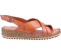 Hush Puppies Hush Puppies Brown Elena Cross Over Wedge Sandals
