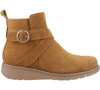 Hush Puppies Hush Puppies Brown Suede Lyra Buckle Boot
