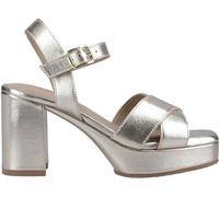 Hush Puppies Hush Puppies Silver Ophelia Leather Heel Sandals