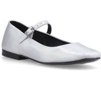 Hush Puppies Hush Puppies Silver Pasha Leather Ballerina Shoes Silver eu37