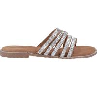 Hush Puppies Hush Puppies Tan/Silver Glitter Paris Slide Sandals